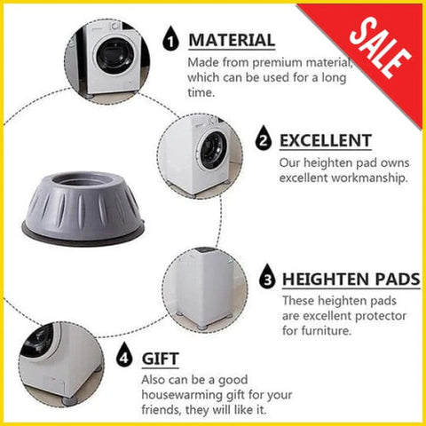 Anti-Vibration Machine Support Pads